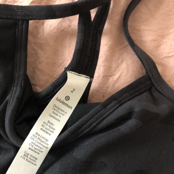 Lululemon power Y tank in camo - Picture 3 of 5